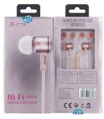 Ενσύρματα Ακουστικά In-Ear X-One K-004 Ροζ