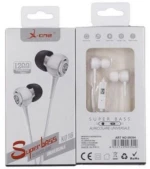 Ενσύρματα Ακουστικά In-Ear X-One K-016 Άσπρα