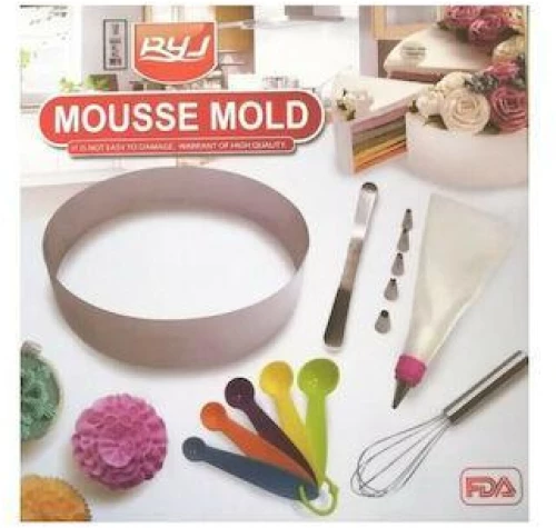 Σετ στρογγυλό τσέρκι-MOUSSE MOLD