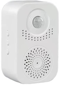 Ασύρματο Κουδούνι Σε Λευκό Χρώμα Voice Reminder 8,5Χ3,7Χ5,25cm WG-102