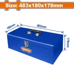 WADFOW Εργαλειοθήκη μεταλλική 483Χ180Χ178mm (WTB8A12)