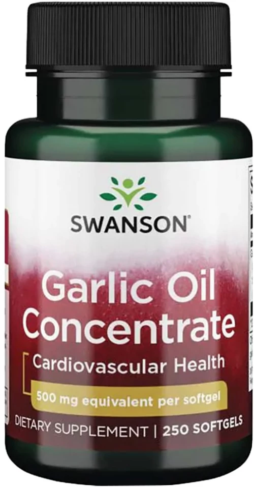 Swanson Garlic Oil [250 Softgels]