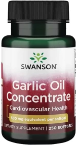 Swanson Garlic Oil [250 Softgels]