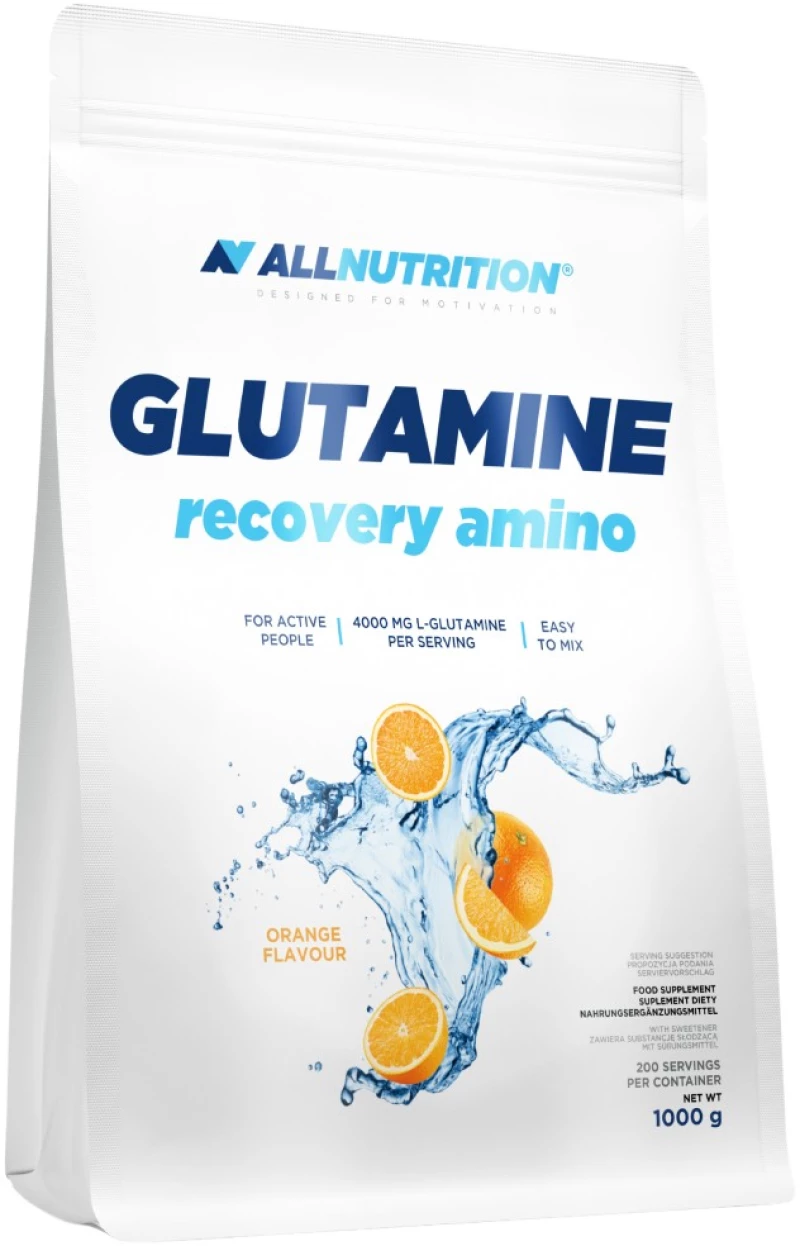 AllNutrition Glutamine Recovery Amino [1000 Γραμμάρια] Πορτοκάλι