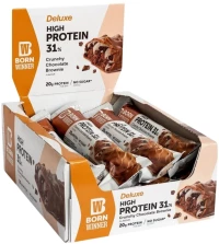 Born Winner Deluxe Crunchy 31% High Protein Bar [12 x 64 Γραμμάρια] Μπισκότα με κρέμα