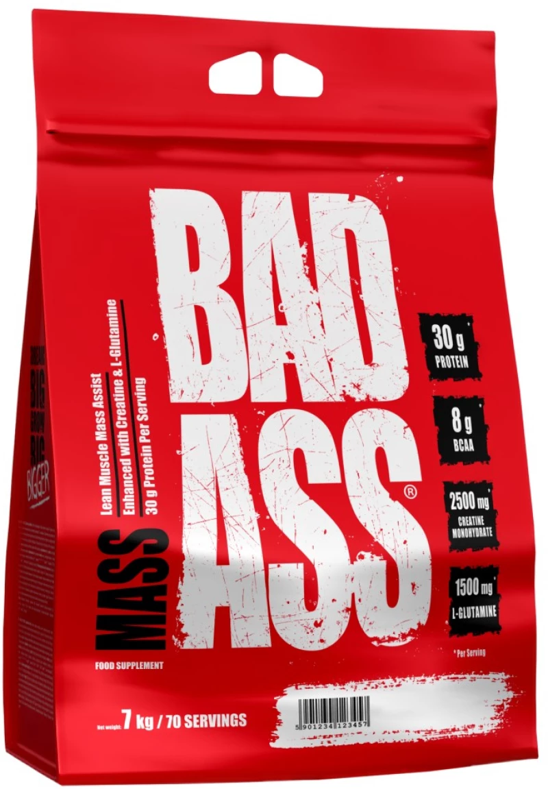 BAD ASS Nutrition Bad Ass Mass [7000 Γραμμάρια] Φράουλα