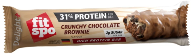 Fit Spo Fit Spo Crunchy [60 Γραμμάρια] Σοκολάτα μπράουνι