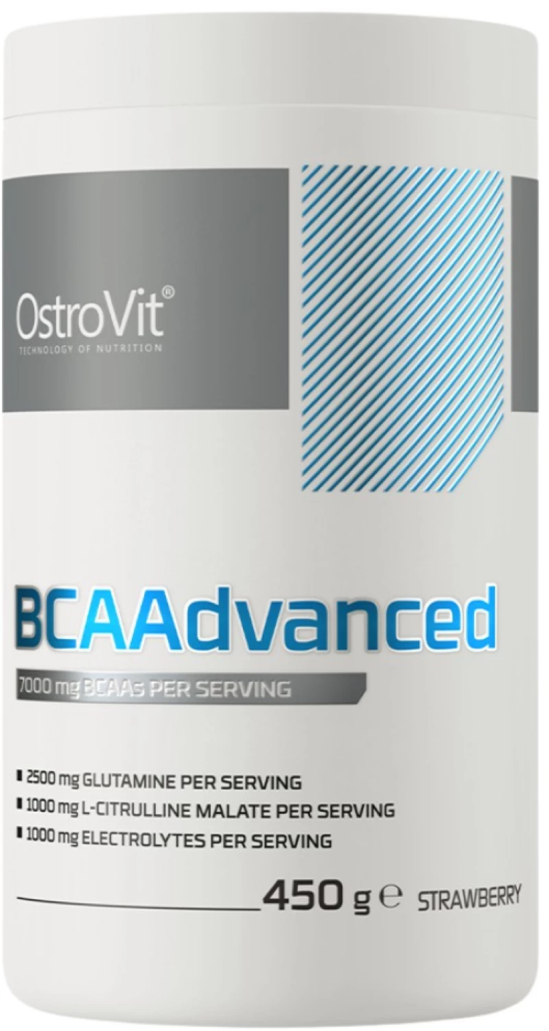OstroVit BCAAdvanced | With Citrulline And Electrolytes [450 Γραμμάρια] Φράουλα