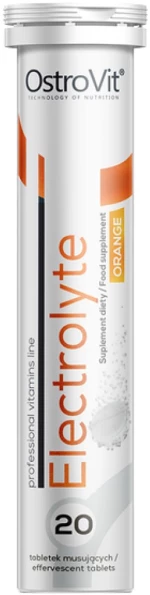 OstroVit Electrolyte Effervescent | Potassium, Sodium, Glucose & Vitamin C [20 Αναβράζων δισκία] Πορτοκάλι