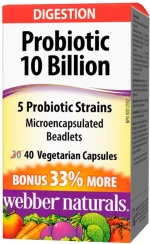 Webber Naturals Probiotic 10 billion [40 Κάψουλες]