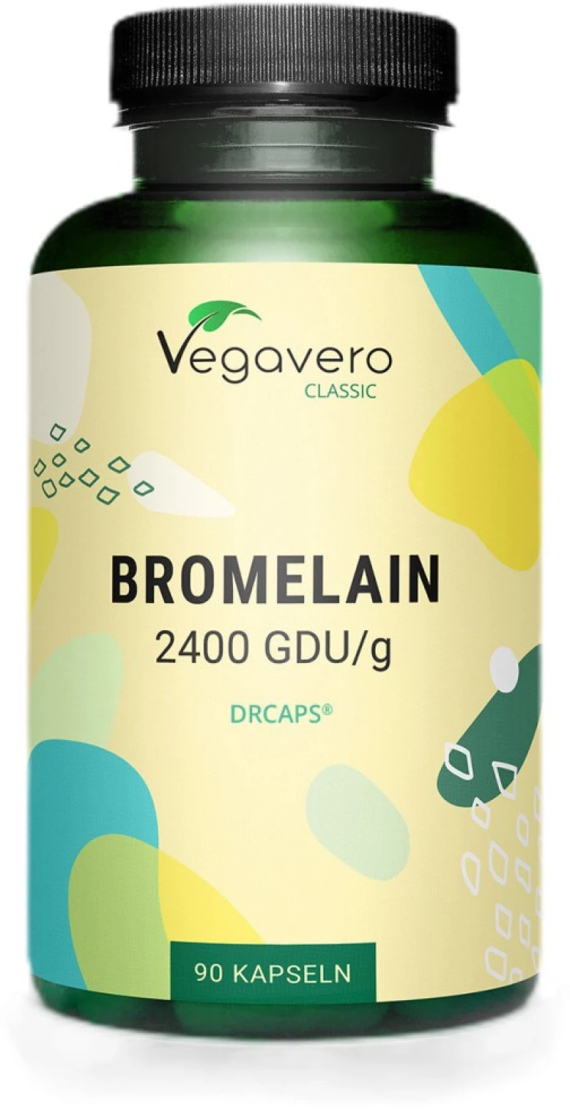 Vegavero Bromelain 2400 GDU/g [90 Κάψουλες]