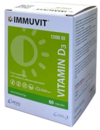 Leriva Immuvit Vitamin D3 1200IU x 60 Caps
