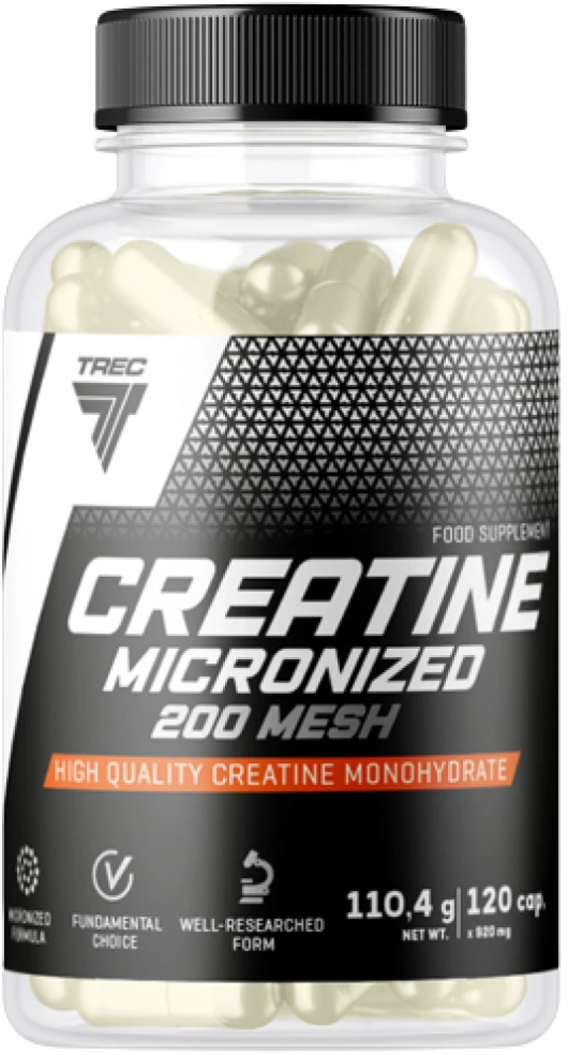 Trec Nutrition Creatine Micronized 200 Mesh 700 mg [120 Κάψουλες]