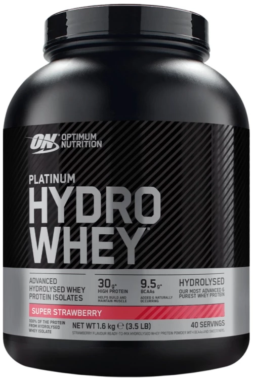 Optimum Nutrition Hydro Whey [1590 Γραμμάρια] Φράουλα
