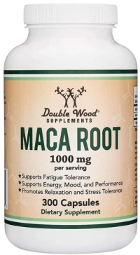 Double Wood Supplements Maca Root 500 mg [300 Κάψουλες]