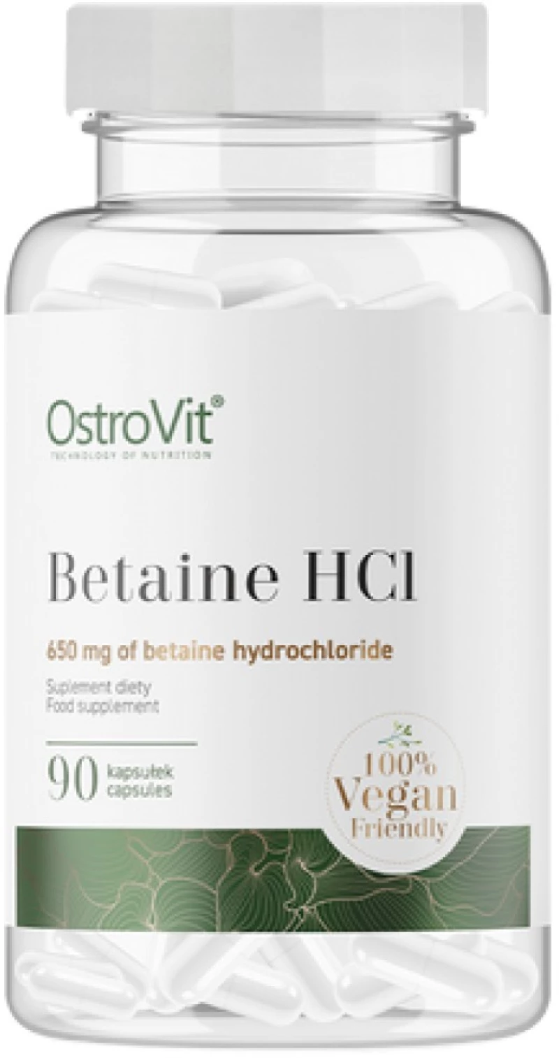 OstroVit Vege Betaine HCl 650 mg [90 Κάψουλες]