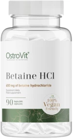OstroVit Vege Betaine HCl 650 mg [90 Κάψουλες]