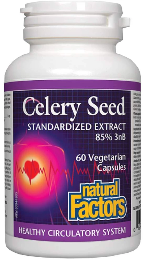 Natural Factors Celery Seed 75 mg [60 Κάψουλες]