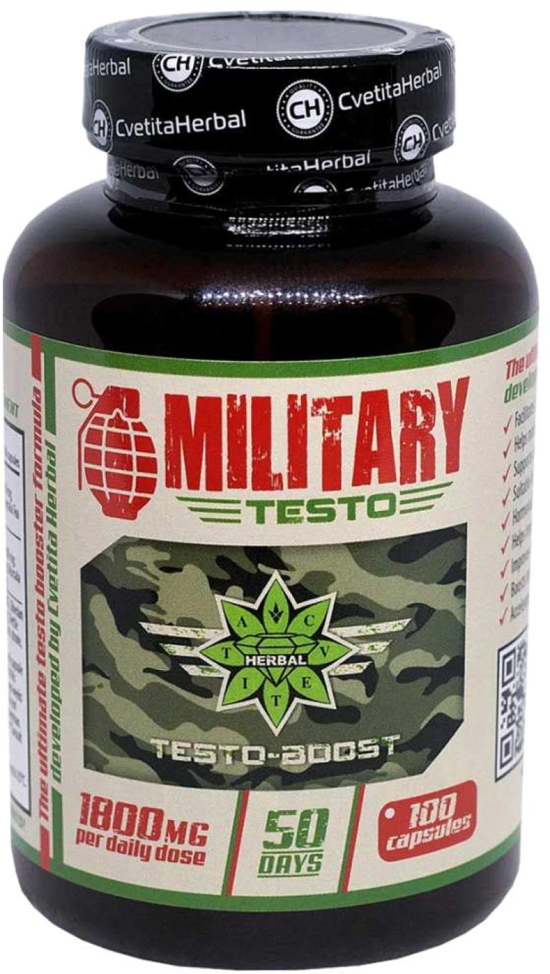 Cvetita Herbal Military Testo 900 mg [100 Κάψουλες]