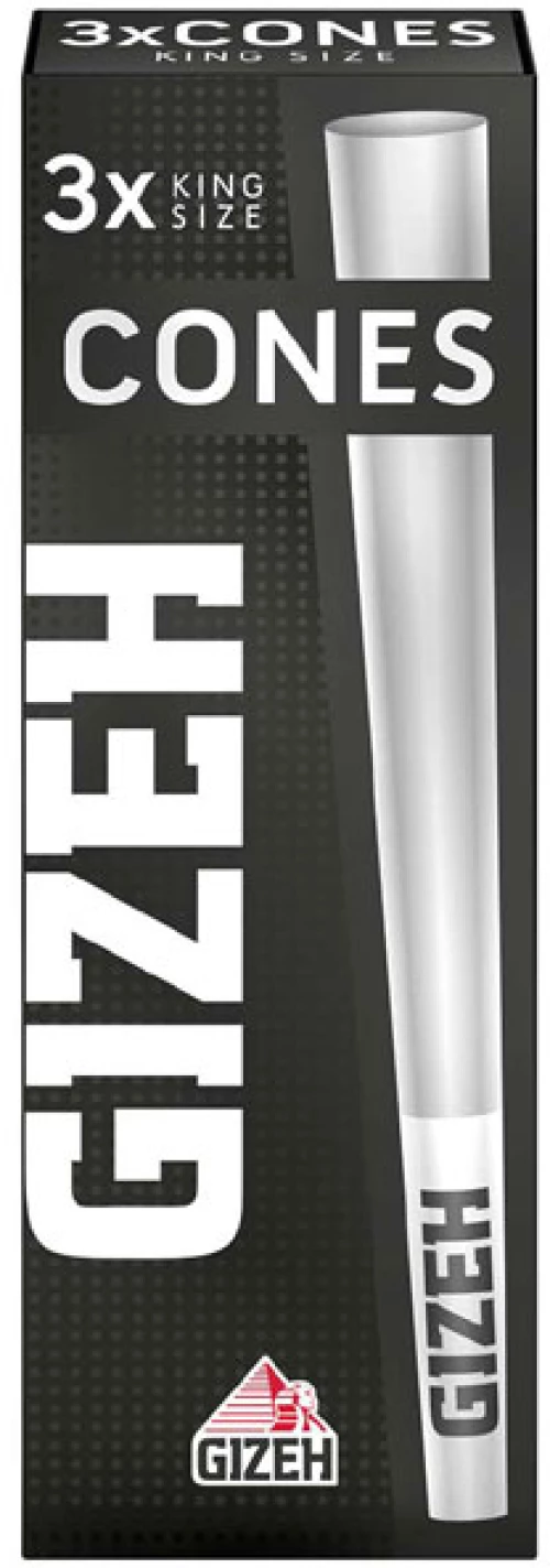 Gizeh Cone Κώνος Black - King Size 3τεμ.