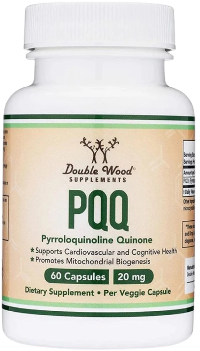 Double Wood Supplements PQQ 20 mg | Pyrroloquinoline Quinone [60 Κάψουλες]