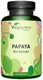 Vegavero Papaya BIO Extrakt 100000 U/G [120 Κάψουλες]