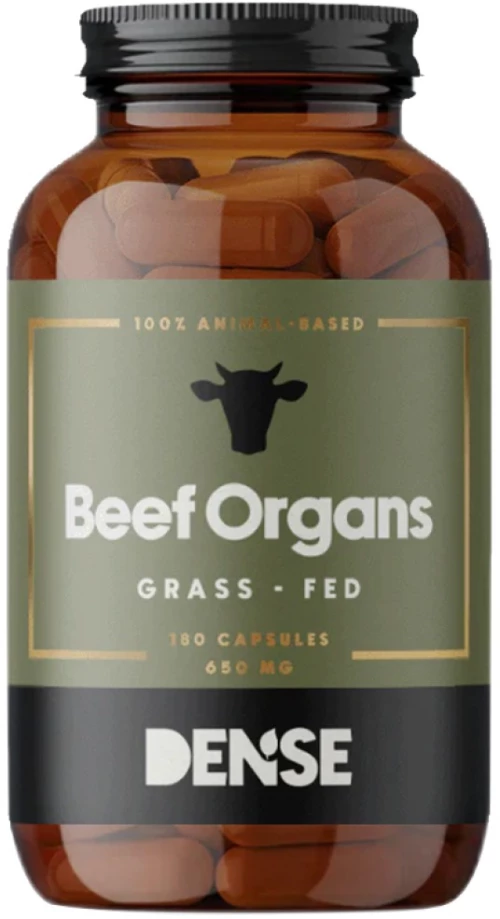 DENSE Beef Organs 650 mg | Grass Fed [180 Κάψουλες]