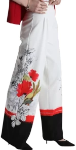 ΠΑΝΤΕΛΟΝΑ FANTASIA FLORAL ΑΣΠΡΟ