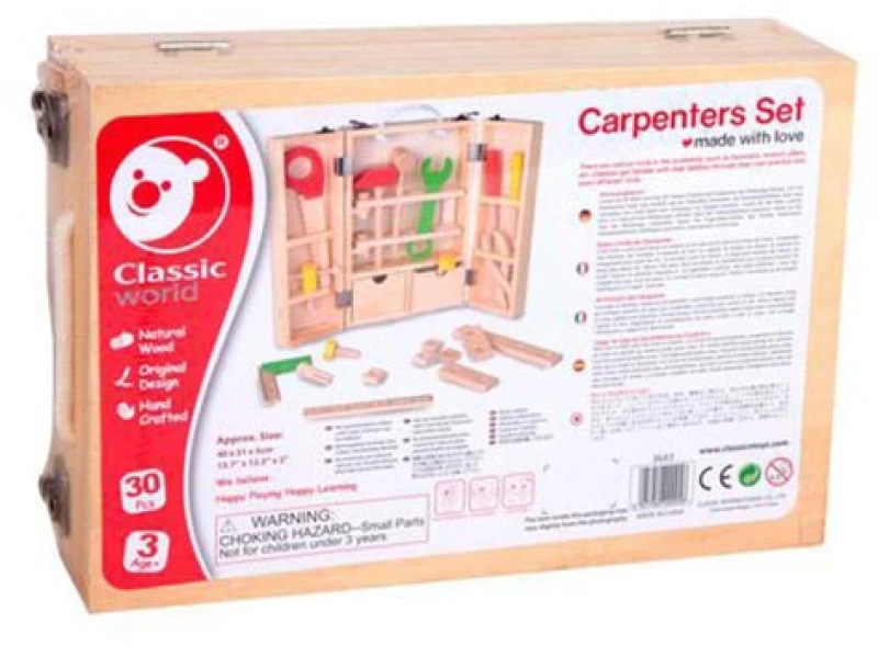 CARPENTERS SET - ΕΡΓΑΛΕΙΟΘΗΚΗ ΜΕ ΕΡΓΑΛΕΙΑ CL3643