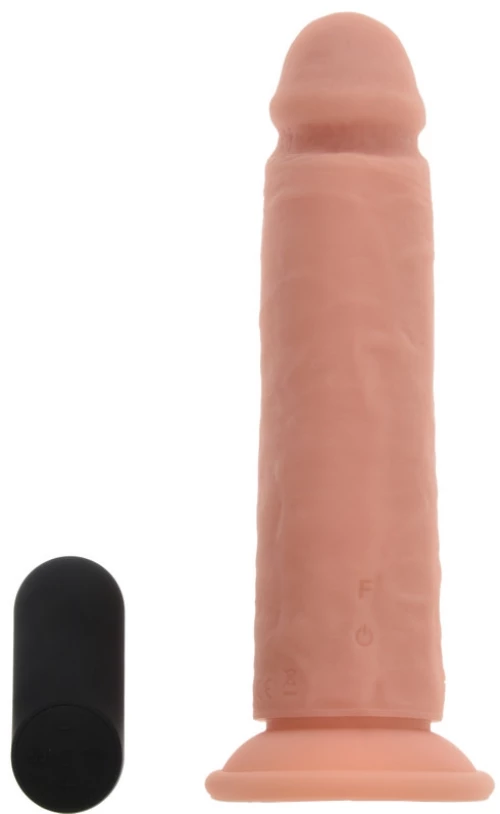 Vibrator Realist Remote Control Silicon Liquid USB 24 Cm JGF Pre