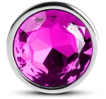Purple Small Metallic Anal Plug