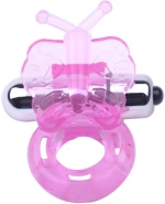 Pink Butterfly Cock Ring
