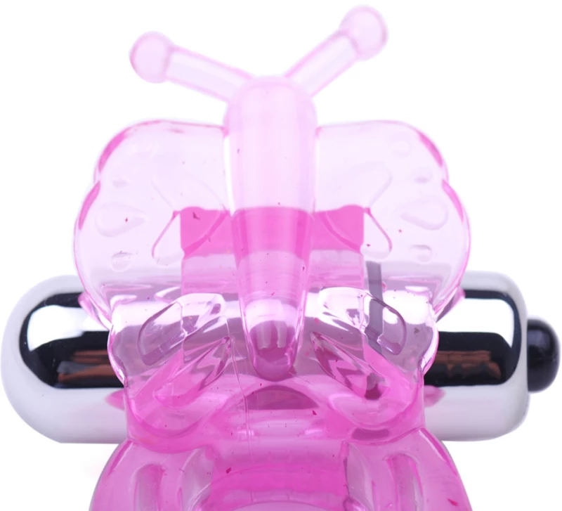 Pink Butterfly Cock Ring