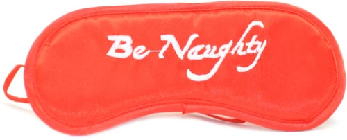Be naughty blindfold, Red