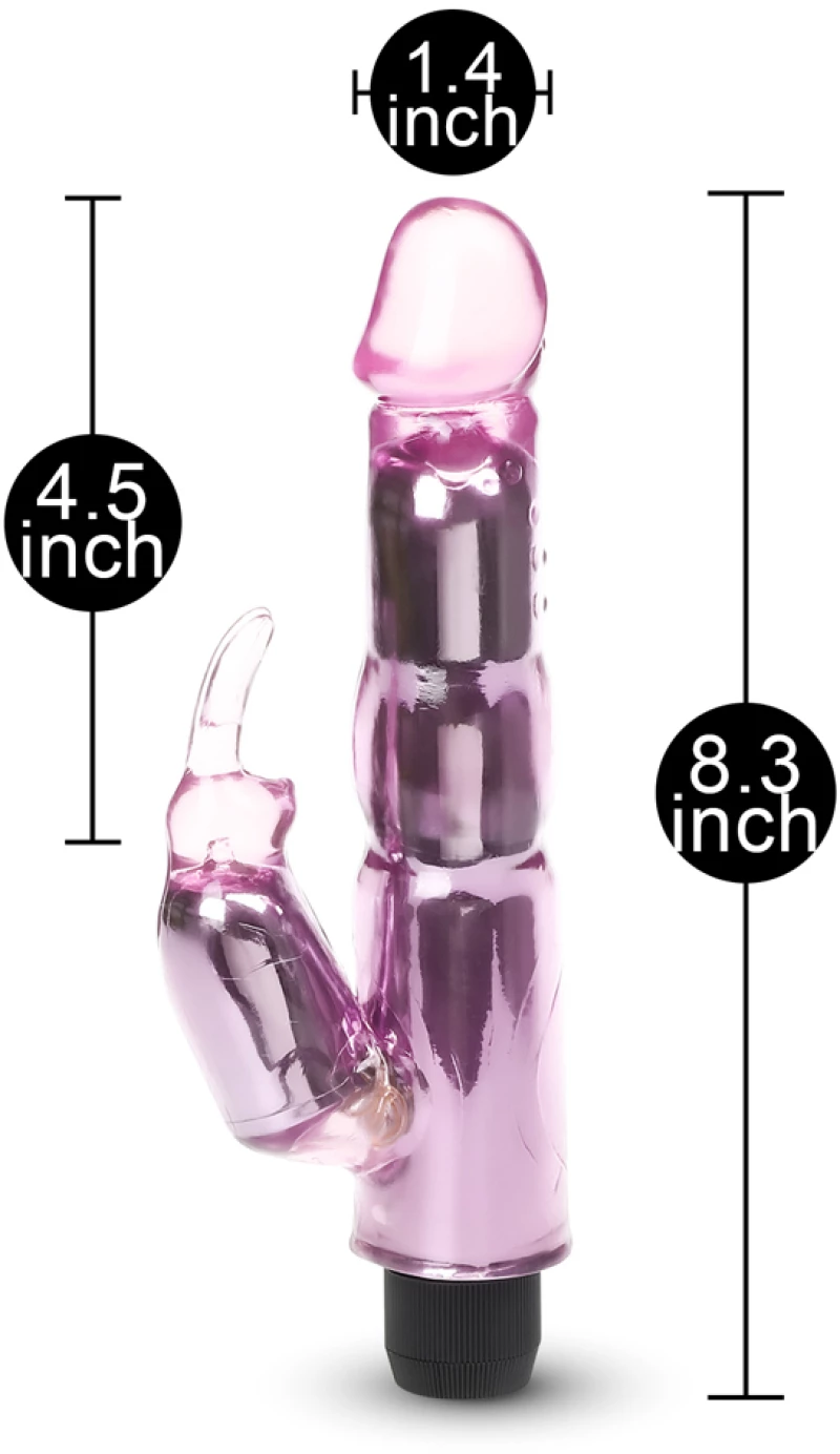 Crystal Pink Rabbit Vibrator
