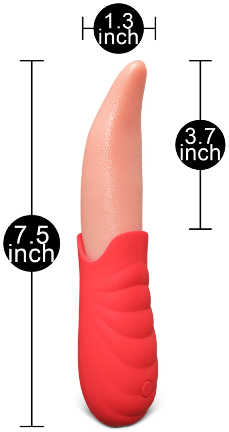 10-Speed Silicone Vibrating Tongue