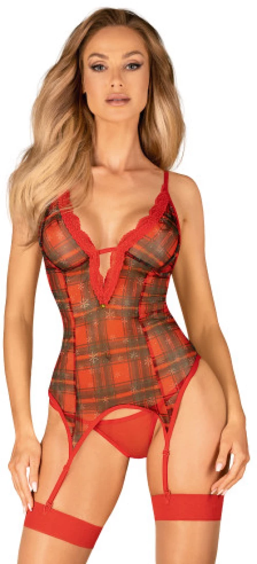 Plus Size Obsessive Jollymore Festive Corset