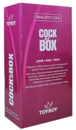 TOYBOY HARRY Realistic TPE suction dildo Vibrator 22 cm