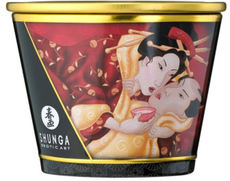 Κερί Μασάζ Shunga Φράουλα 170ml
