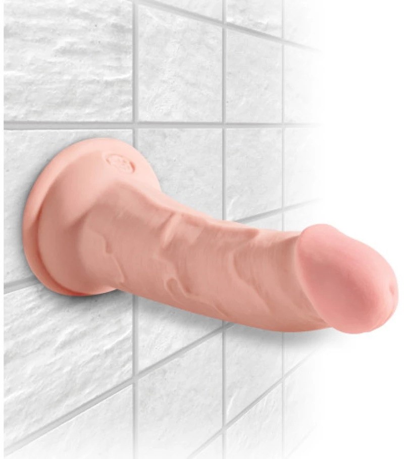 TOYBOY ΑΡΗΣ ντιλντο με βεντούζα κ όρχεις TPE dual Layer 15.5 εκ