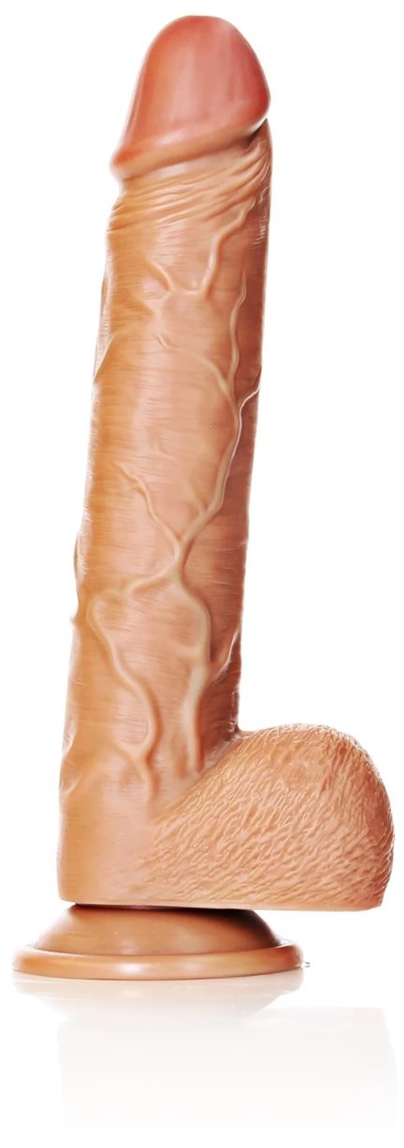Straight tan 12"