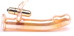 Golden Glass Dildo Vibrator