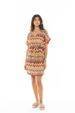 Γυναικείο Beachdress Pink Label -  Φόρεμα - Εμπριμέ - Βαμβακερό