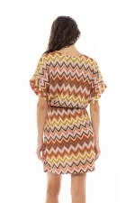 Γυναικείο Beachdress Pink Label -  Φόρεμα - Εμπριμέ - Βαμβακερό
