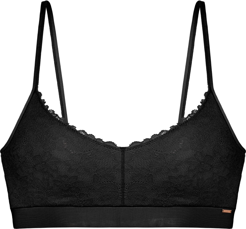 Bralette Dorina UNIFIT LACE - Δαντέλα - Χωρίς Μπανέλα - Μαύρο