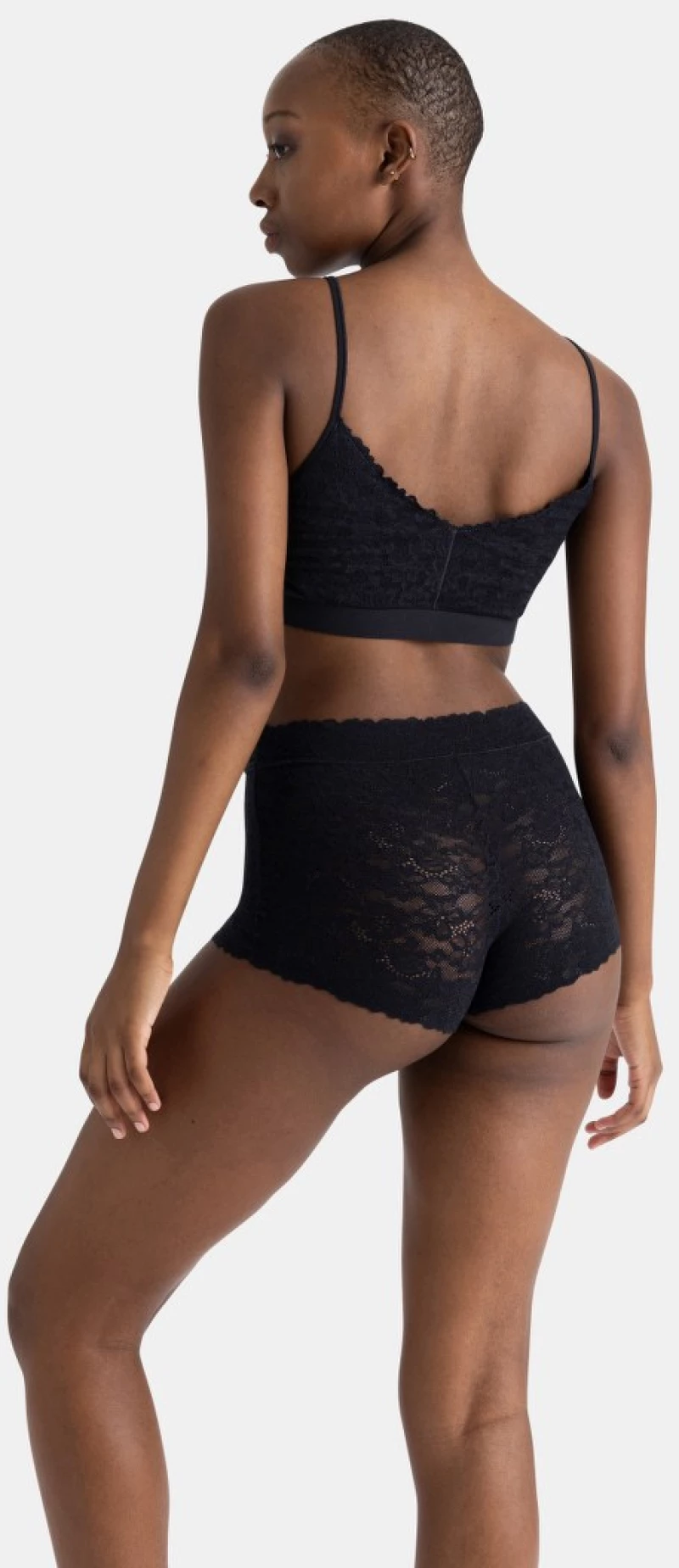 Bralette Dorina UNIFIT LACE - Δαντέλα - Χωρίς Μπανέλα - Μαύρο