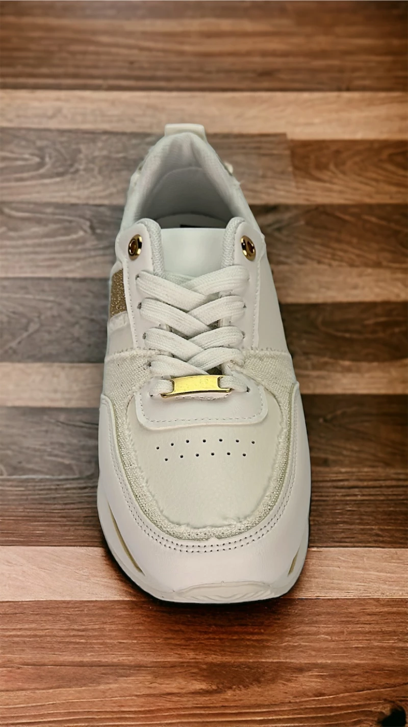 Sneaker Λευκό- Τζιν Γυναικείο 24682