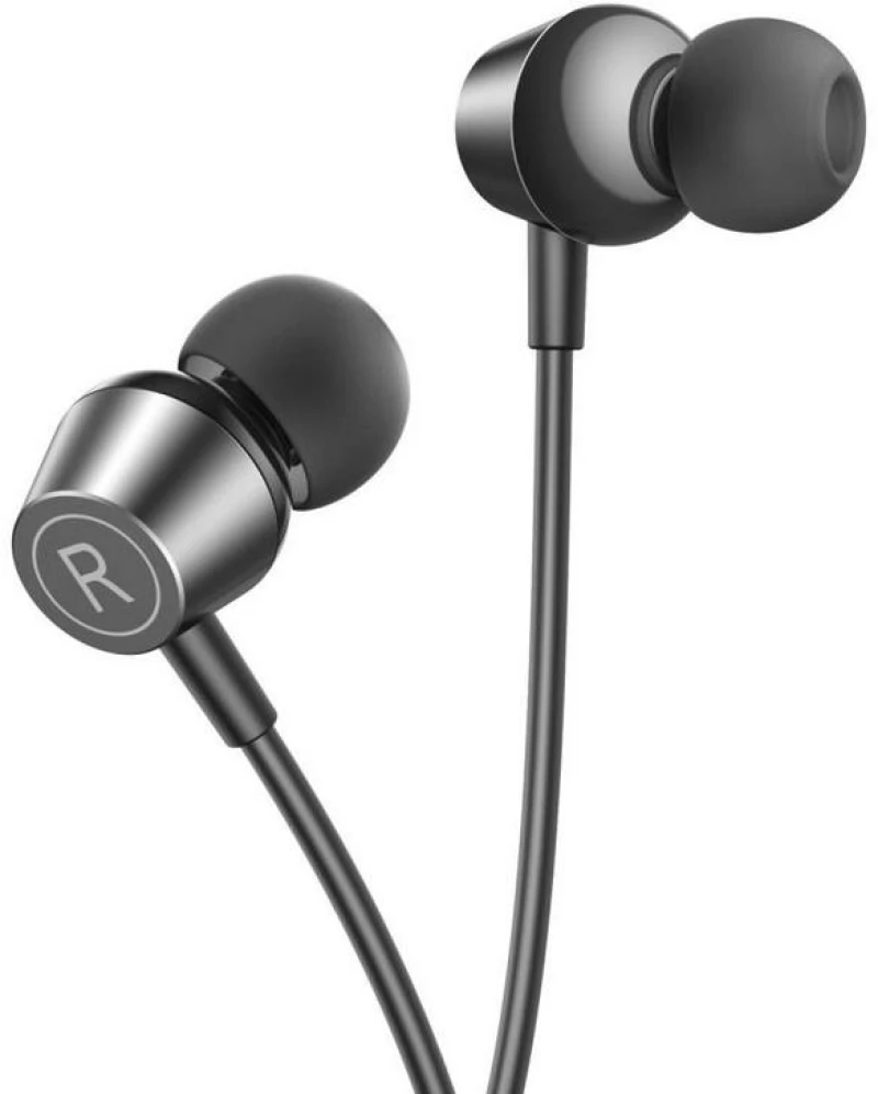 XO EP59 IRONMAN ΑΚΟΥΣΤΙΚΑ HANDSFREE 3.5MM, ΜΑΥΡΟ
