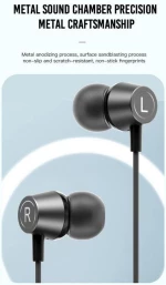 XO EP59 IRONMAN ΑΚΟΥΣΤΙΚΑ HANDSFREE 3.5MM, ΜΑΥΡΟ