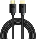 Baseus High Definition Series HDMI 2.1 Καλώδιο, 8K 60Hz, 3D, HDR, 48Gbps, 2m, Μαύρο
